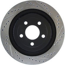 Load image into Gallery viewer, Stoptech - Brake Rotors - Slot &amp; Drilled - StopTech Slotted &amp; Drilled Sport Brake Rotor - 2015 Ford Mustang GT - Rear Left - Anything Coyote