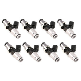 Injector Dynamics - Fuel Injector Sets - 8Cyl - Injector Dynamics - 1050cc Injectors 60mm Length 14mm Grey Adaptor Top - Blue Bottom Adap (Set of 8) - Anything Coyote
