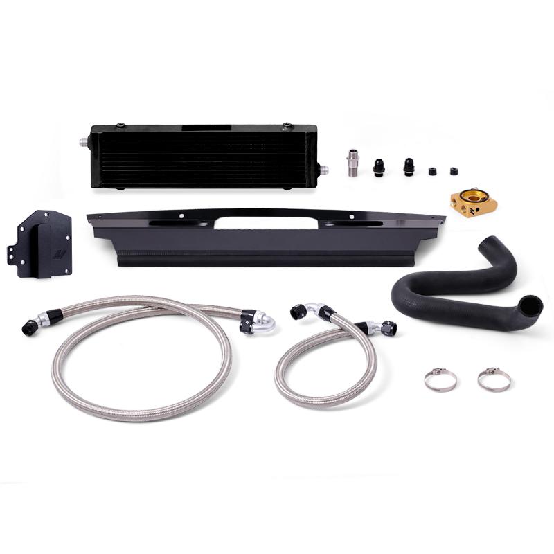 Mishimoto - Oil Coolers - Mishimoto 2015+ Ford Mustang GT Thermostatic Oil Cooler Kit - Silver - Anything Coyote