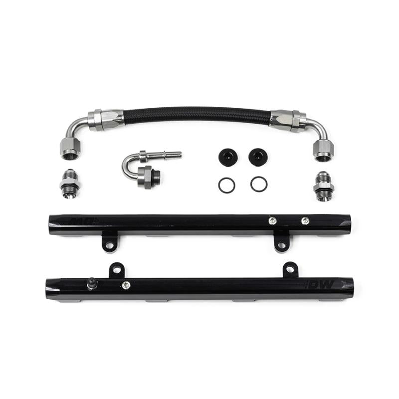 DeatschWerks - Fuel Rails - DeatschWerks 11-17 Ford Mustang / F-150 Coyote 5.0 V8 Fuel Rails w/ Crossover - Anything Coyote
