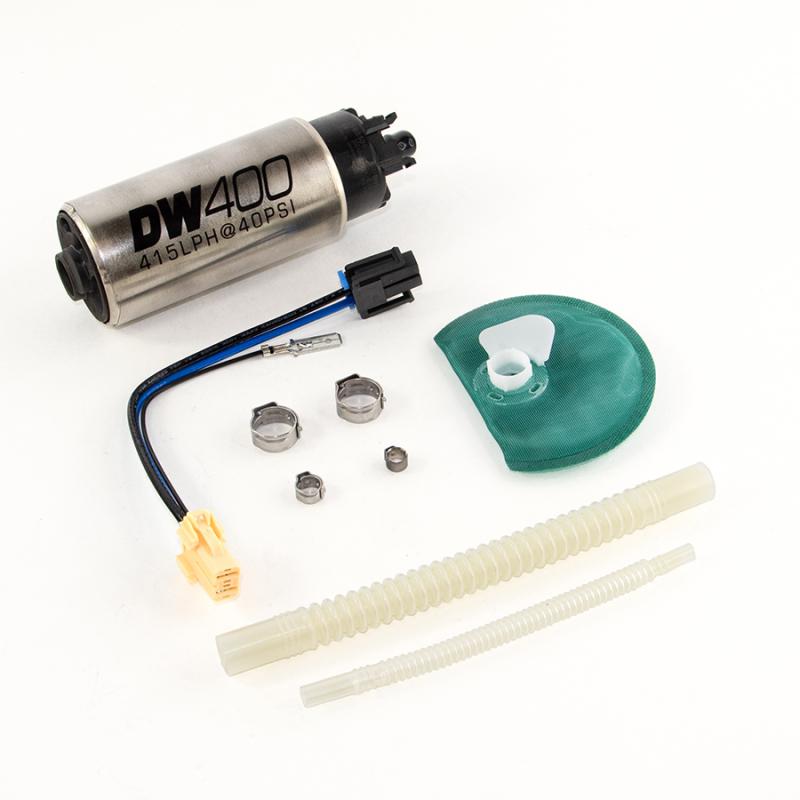 DeatschWerks - Fuel Pumps - DeatschWerks 415LPH DW400 Fuel Pump w/9-1047 Install Kit 15-17 Ford Mustang V6/GT w/ 1/8in Venturi - Anything Coyote