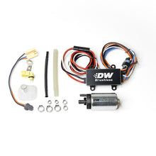 Load image into Gallery viewer, DeatschWerks - Fuel Pumps - DeatschWerks DW440 440lph Brushless Fuel Pump w/ PWM Controller &amp; Install Kit 2015+ Ford Mustang GT - Anything Coyote