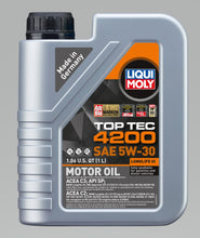 Load image into Gallery viewer, LIQUI MOLY - Motor Oils - LIQUI MOLY 1L Top Tec 4200 Motor Oil 5W-30 - Anything Coyote