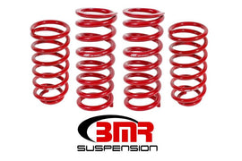 BMR Suspension - Lowering Springs - BMR 79-04 Fox Mustang Lowering Spring Kit (Set Of 4) - Red - Anything Coyote