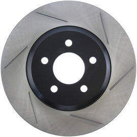 Stoptech - Brake Rotors - Slotted - StopTech Power Slot 05-10 Mustang GT V8-4.6L Front Left Slotted Rotor - Anything Coyote