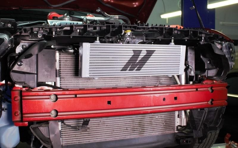 Mishimoto - Oil Coolers - Mishimoto 2015+ Ford Mustang GT Thermostatic Oil Cooler Kit - Silver - Anything Coyote