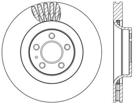 Stoptech - Brake Rotors - Slot & Drilled - StopTech Slotted & Drilled Sport Brake Rotor - 2015 Ford Mustang Non-Brembo - Front Left - Anything Coyote