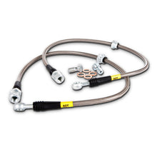 Load image into Gallery viewer, Stoptech - Brake Line Kits - StopTech 05-08 Mustang V6 w/ABS / Mustang GT V8 / 07-09 GT500 Stainless Steel Front Brake Lines - Anything Coyote