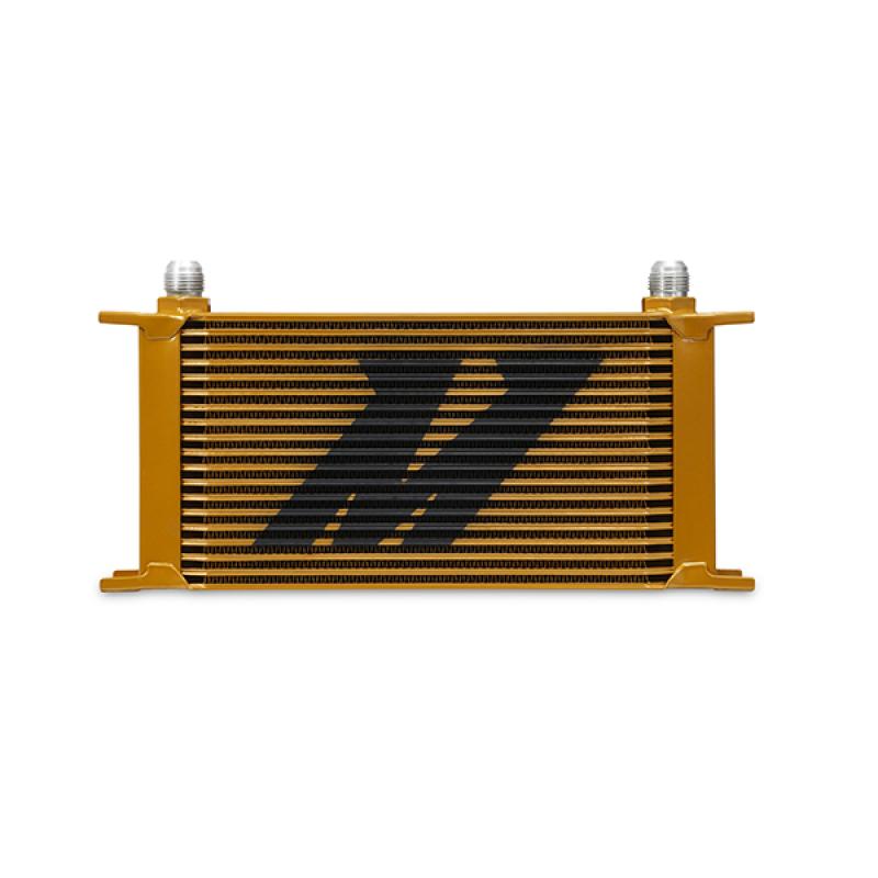 Mishimoto - Oil Coolers - Mishimoto Universal 19 Row Oil Cooler - Gold - Anything Coyote