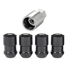 Load image into Gallery viewer, McGard - Lug Nuts - McGard Wheel Lock Nut Set - 4pk. (Cone Seat) 1/2-20 / 3/4 &amp; 13/16 Dual Hex / 1.46in. Length - Black - Anything Coyote