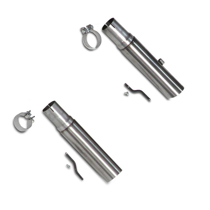 BBK - Catback - BBK 86-04 Mustang Cat Back Kit Varitune Mufflers Stainless Steel Tips - Anything Coyote