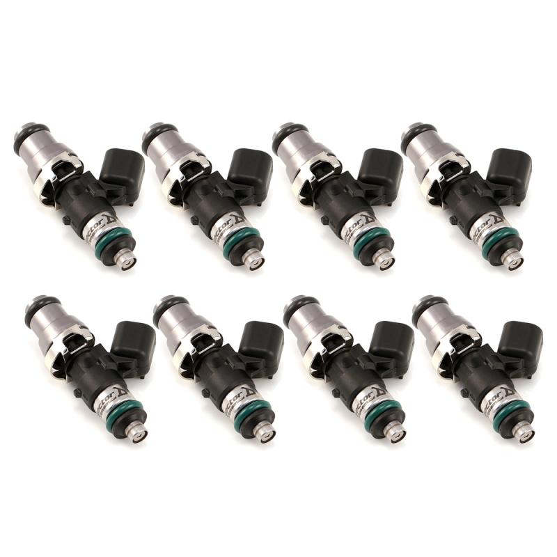 Injector Dynamics - Fuel Injector Sets - 8Cyl - Injector Dynamics 1340cc Injectors - 48mm Length - 14mm Grey Top - 14mm Lower O-Ring (Set of 8) - Anything Coyote