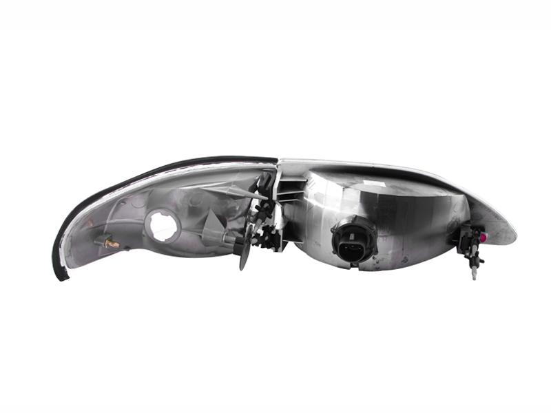 ANZO - Headlights - ANZO 1994-1998 Ford Mustang Crystal Headlights Chrome - Anything Coyote