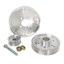 Load image into Gallery viewer, BBK - Pulleys - Crank, Underdrive - BBK 02-04 Mustang 4.6 GT Underdrive Pulley Kit - Lightweight CNC Billet Aluminum (3pc) - Anything Coyote