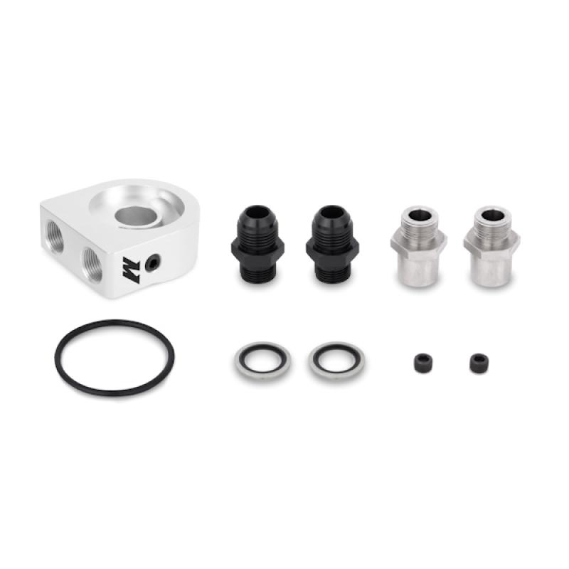 Mishimoto - Oil Coolers - Mishimoto Universal 25 Row Oil Cooler Kit (Black Cooler) - Anything Coyote