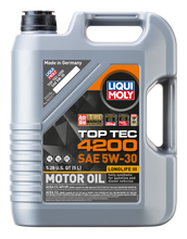 Load image into Gallery viewer, LIQUI MOLY 5L Top Tec 4200 Motor Oil 5W-30