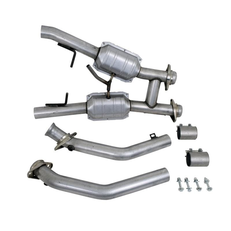 BBK - Downpipe Back - BBK 94-95 Mustang 5.0 High Flow H Pipe With Catalytic Converters - 2-1/2 - Anything Coyote