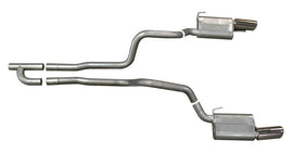 Gibson - Catback - Gibson 05-10 Ford Mustang Base 4.0L 2.5in Cat-Back Dual Exhaust - Aluminized - Anything Coyote