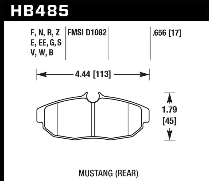 Hawk Performance - Brake Pads - Racing - Hawk 08-09 Mustang Bullitt/05-10 & 12-13 Mustang GT/05-13 Mustang V6 Blue 9012 Race Rear Brake Pads - Anything Coyote