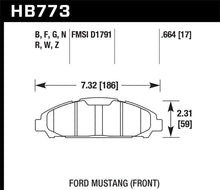 Load image into Gallery viewer, Hawk Performance - Brake Pads - Performance - Hawk 15-17 Ford Mustang HPS 5.0 Front Brake Pads - Anything Coyote