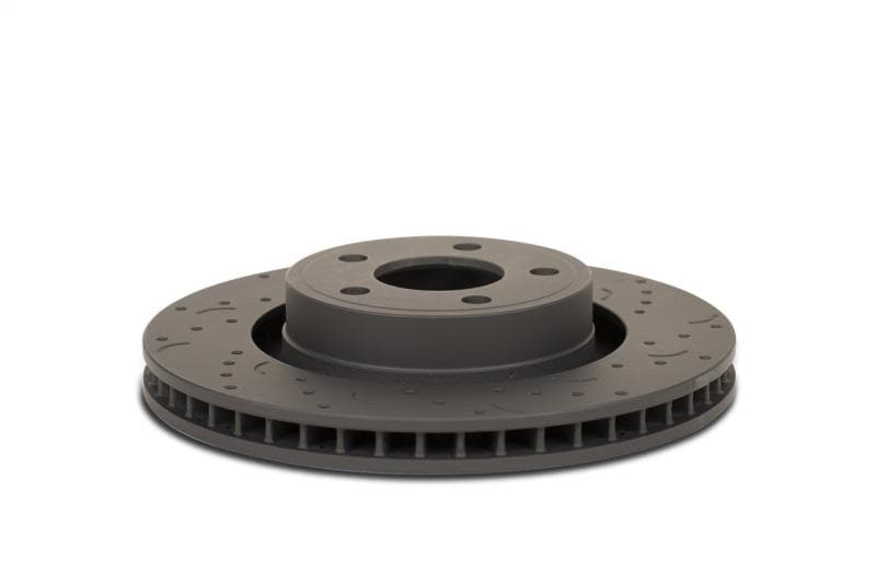Hawk Performance - Brake Rotors - Slot & Drilled - Hawk Talon 2015 Ford Mustang 320mm w/ performance pkg. Drilled and Slotted Rear Brake Rotor Set - Anything Coyote