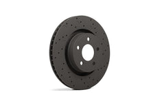 Load image into Gallery viewer, Hawk Performance - Brake Rotors - Slot &amp; Drilled - Hawk Talon 2015 Ford Mustang 320mm w/ performance pkg. Drilled and Slotted Rear Brake Rotor Set - Anything Coyote