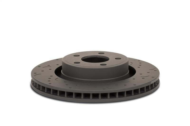 Hawk Performance - Brake Rotors - Slot & Drilled - Hawk Talon 2015 Ford Mustang 320mm w/ performance pkg. Drilled and Slotted Rear Brake Rotor Set - Anything Coyote