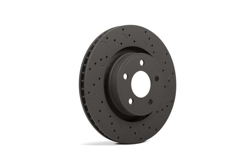 Hawk Performance - Brake Rotors - Slot & Drilled - Hawk Talon 2015 Ford Mustang 320mm w/ performance pkg. Drilled and Slotted Rear Brake Rotor Set - Anything Coyote