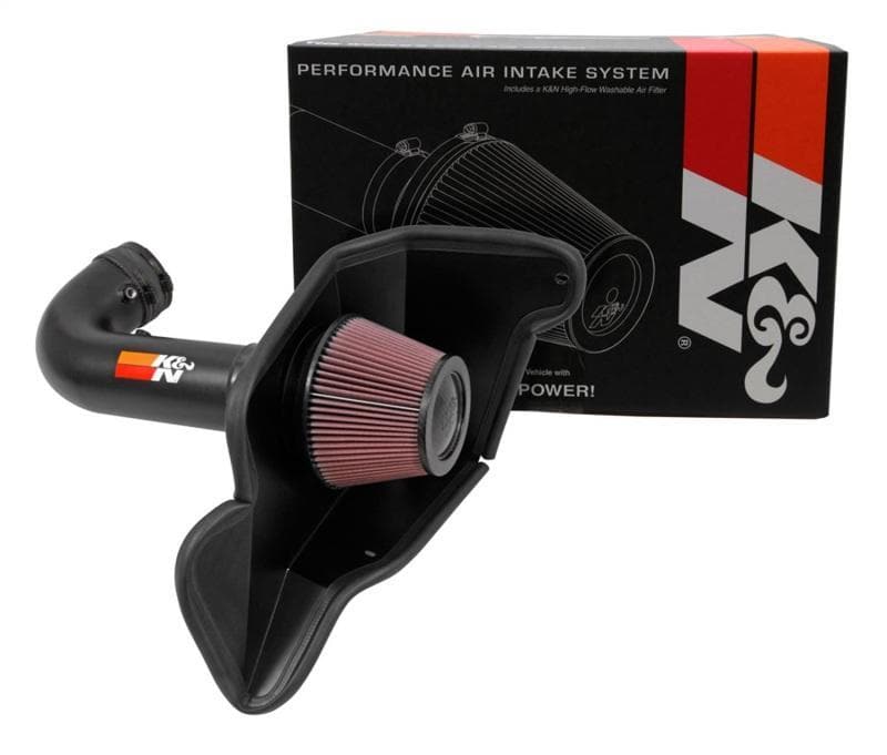 K&N Engineering - Cold Air Intakes - K&N 2016-2017 Ford Mustang Shelby 5.2L V8 Typhoon Cold Air Intake System - Anything Coyote