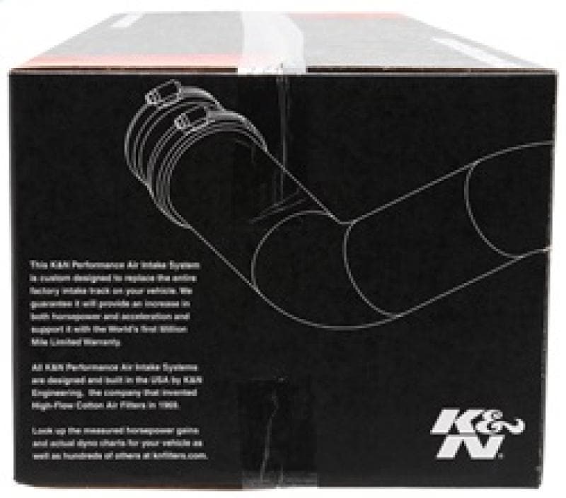 K&N Engineering - Cold Air Intakes - K&N 2018 Ford Mustang L4-2.3L F/I Aircharger Performance Intake - Anything Coyote