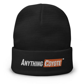 Anything Coyote - Beanie - Anything Coyote Embroidered Beanie - Anything Coyote