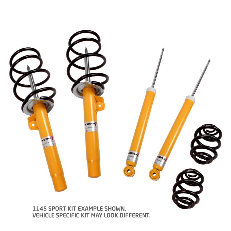 KONI - Shock & Spring Kits - Koni 1145 Sport Kit 15+ Ford Mustang V8 Coupe/Convertible (excl GT350/GT350R/MagneRide Models) - Anything Coyote
