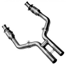 Kooks Headers - H Pipes - Kooks 05-10 Ford Mustang GT 4.6L 3V Auto/Manual 2 1/2in x 2 1/2in OEM Cat H Pipe Kooks HDR Req - Anything Coyote