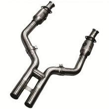 Load image into Gallery viewer, Kooks Headers - Headers &amp; Manifolds - Kooks 05-10 Ford Mustang GT Shelby GT Bullitt 1-3/4 x 3 (3V) Header &amp; Catted H-Pipe Kit - Anything Coyote