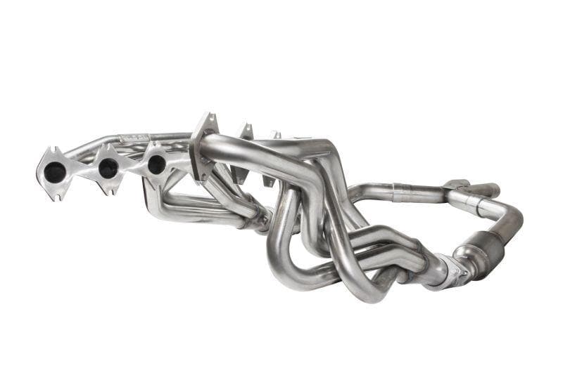 Kooks Headers - Headers & Manifolds - Kooks 05-10 Ford Mustang GT Shelby GT Bullitt 1-5/8 x 2-1/2 (3V) Header & Green Catted X-Pipe Kit - Anything Coyote
