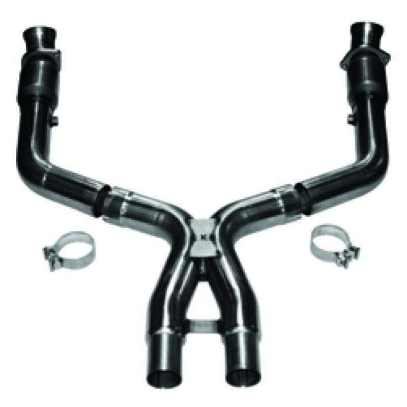 Kooks Headers - X Pipes - Kooks 11-14 Ford Mustang GT 5.0L 4V 3in x 2 3/4in OEM Cat X Pipe Kooks HDR Req - Anything Coyote