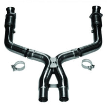 Load image into Gallery viewer, Kooks Headers - X Pipes - Kooks 11-14 Ford Mustang GT 5.0L 4V 3in x 2 3/4in OEM Cat X Pipe Kooks HDR Req - Anything Coyote