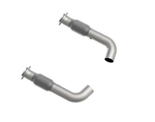 Load image into Gallery viewer, Kooks Headers - Connecting Pipes - Kooks 2015 Ford Mustang GT 3in GREEN Cat Dual Conn. Pipes that go to OEM Out. SS - Anything Coyote