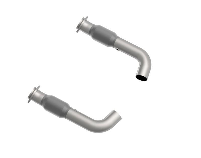 Kooks Headers - Connecting Pipes - Kooks 2015 Ford Mustang GT 3in GREEN Cat Dual Conn. Pipes that go to OEM Out. SS - Anything Coyote