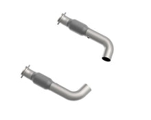 Load image into Gallery viewer, Kooks Headers - Connecting Pipes - Kooks 2015 Ford Mustang GT 3in GREEN Cat Dual Conn. Pipes that go to OEM Out. SS - Anything Coyote