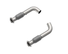 Load image into Gallery viewer, Kooks Headers - Connecting Pipes - Kooks 2015 Ford Mustang GT 3in GREEN Cat Dual Conn. Pipes that go to OEM Out. SS - Anything Coyote