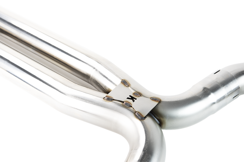 Kooks Headers - X Pipes - Kooks 2015+ Ford Mustang GT350 5.2L 3in x 2-3/4in Green Cat SS X-Pipe Kooks HDR Req - Anything Coyote
