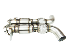 Load image into Gallery viewer, Kooks Headers - X Pipes - Kooks 2015+ Ford Mustang GT350 5.2L 3in x 2-3/4in Green Cat SS X-Pipe Kooks HDR Req - Anything Coyote