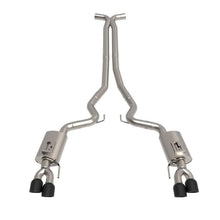 Load image into Gallery viewer, Kooks Headers - Catback - Kooks 2018+ Mustang 5.0L 4V Coupe/Conv 3in Catback Exhaust - 3in X Pipe 4in Black Quad Tips - Anything Coyote