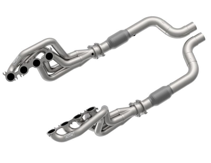 Kooks Headers - Headers & Manifolds - Kooks 2020 Mustang GT500 5.2L 2in x 3in SS Headers w/GREEN Catted Connection Pipe - Anything Coyote