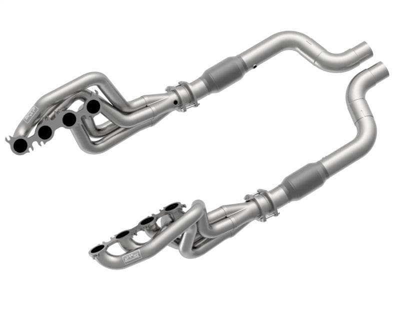 Kooks Headers - Headers & Manifolds - Kooks 2020 Mustang GT500 5.2L 2in x 3in SS Headers w/GREEN Catted Connection Pipe - Anything Coyote