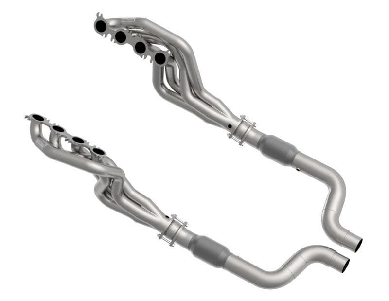 Kooks Headers - Headers & Manifolds - Kooks 2020 Mustang GT500 5.2L 2in x 3in SS Headers w/GREEN Catted Connection Pipe - Anything Coyote