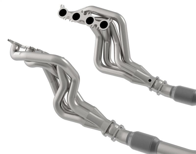Kooks Headers - Headers & Manifolds - Kooks 2020 Mustang GT500 5.2L 2in x 3in SS Headers w/GREEN Catted Connection Pipe - Anything Coyote