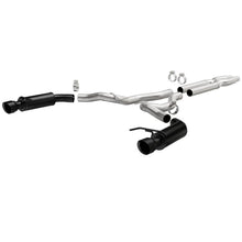 Load image into Gallery viewer, Magnaflow - Catback - MagnaFlow Cat-Back 15-16 Ford Mustang 5.0L V8 Competition SS 3in Dual Split Rear 4.5in Black Tips - Anything Coyote
