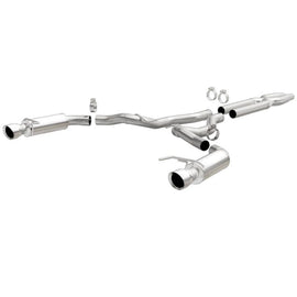 Magnaflow - Catback - MagnaFlow Cat Back, SS, 3in, Competition, Dual Split Polished 4.5in Tips 2015 Ford Mustang GT V8 5.0 - Anything Coyote